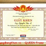 Khung giấy khen A3