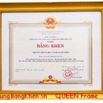 Khung giấy khen A3